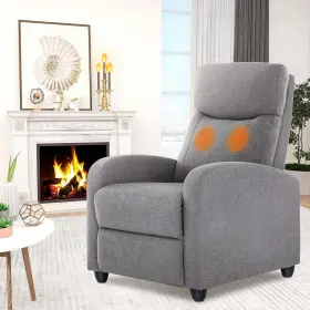 M24-recliner -recliner Chair For Living Room Fabric Massage Winback Single Sof