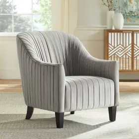 55 Downing Street 736101361831 Liam Gray Pleated Occasional Chair