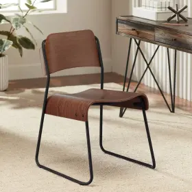 8231a 55 Downing Street Mael Modern Bentwood And Steel Chair