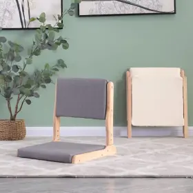 792554557368 Tatami Chair Accent Furniture Foldable Meditation Floor Living Room Ch