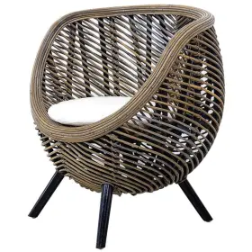 78014 A&b Home Gogo Brown Chair With Cushion