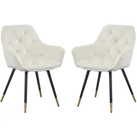 79799-ds A&b Home Luppino White Dining Chair