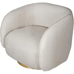 84628-crea A&b Home Anita Cream And Gold Armchair