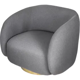 84628-grey A&b Home Anita Gray And Gold Armchair
