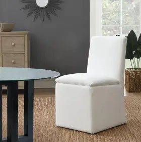 Abbyson Living 840306611728 Mara Dining Chair White