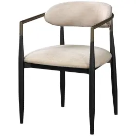 Acme 840412276163 Jaramillo Wooden Side Chairs In Beige And Black Set Of 2