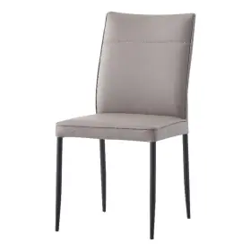 Dn02400 Acme Furniture Rashard 19 Inch Upholstered Leather Side Chair In Smoke Set Of 2
