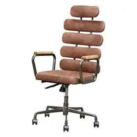 92110 Acme Furniture Executive Office Chair - Vintage Whiskey Top Grain Leather