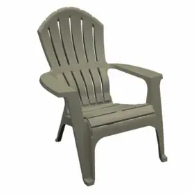 227463 Adams Real Comfort Gray Resin Adirondack Chair