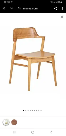 Chr10042b Adore Decor Madison Dining Chair Light Beige