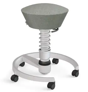 102-hb-stlm-lm-cp02 Aeris Swopper Air New Edition Ergonomic Stool With Castors - Dynamic Office