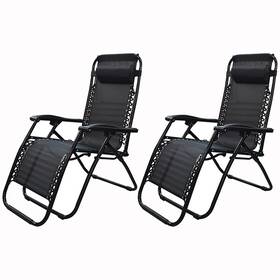Aftermarket Wa1641915ur Outdoor Folding Dual-purpose Leisure Chairs 178 67 110cm With Pillow And Holder 2pcs