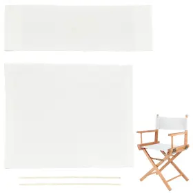 Find-wh0044-79c-us20 Ahandmaker 1 Set Chair Replacement Canvas White Casual Directors Cover Kit