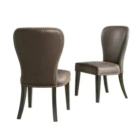 Ansv01pdc Alaterre Furniture Savoy Espresso Upholstered Side Chairs Set Of 2