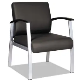 Alera 042167394165 Metalounge Series Mid-back Guest Chair 24.6 Inch X 26.96 33.46 Black