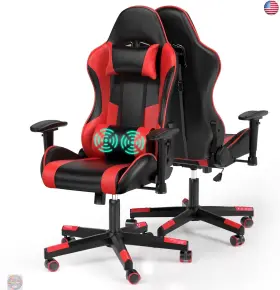 Ym888tk02-24-cd001-bg-0308 Algglobuy Gaming Chair Office High Back Computer With Leg Dual-color
