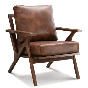 Allmodern 744759775788 Salma 29.5 Inch Wide Solid Wood Frame Upholstered Mid Century Modern Retro Accent Ch