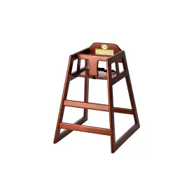 412-01-ma Alpine Industries Wooden Toddler High Chair Mahogany