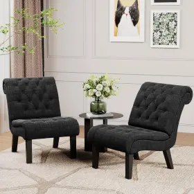 Wl-3501-gy-2 Alunaune Chic Lounge Chairs Perfect Seats For Ultimate Relaxation And Comfort