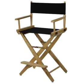 032-15 American Trails 206-20/032-15 Extra-wide Premium 24 Inch Directors Chair Natural Frame With Bl