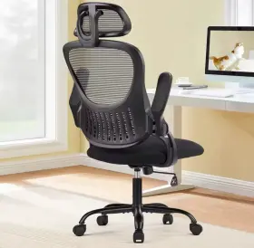 C-3619-1b Antonia Black Mesh Ergonomic Office Computer Desk Chair - Comfortable Gaming