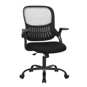 C-3718-1b Aofis Adjustable Mesh Office Chair With Mid Back Desk Computer Swivel Task