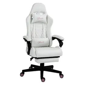 Aosom Llc 842525157254 High Back Pu Leather Gaming Chair Racing Computer With Swivel Wheels