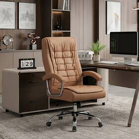Aquaverve Oc-2610 Executive Office Chair High Back Pu Leather Ergonomic Swivel Desk 40.8 In