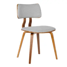 Armen Living 643507349199 Jaguar Mid Century Modern Dining Accent Chair For Kitchen Table Desk Vanity I