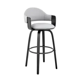 Lcdxbablgr30 Armen Living Daxton Bar Stool Gray