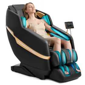 S121-122 Artist Hand Zero Gravity Full Body Recliner Massage Chair 8 Points Shiatsu Foot Roller Heat