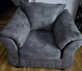 Ashley Furniture 7500520 Signature Design By Darcy Fabric Chair In Cobblestone
