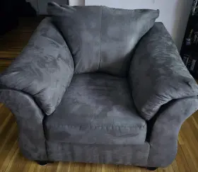 7500520 Ashley Furniture Signature Design By Darcy Fabric Chair In Cobblestone