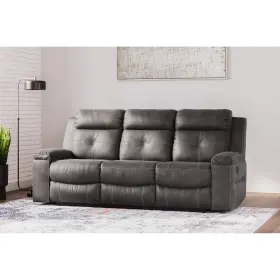 8670588 Ashley Furniture Signature Design By Jesolo Reclining Sofa In Dark Gray