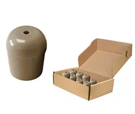 Cy-pftiptn-25 Available Upon Request 3/4 Inch Replacement Chair Tips For Folding Chairs Tan 25 Pack