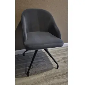 Chm20240305 Balancing Inc. Gray Accent Chair With Metal Legs