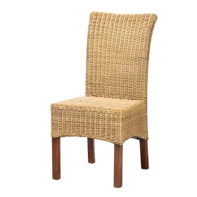 217-12733-amz Bali & Pari And Shamara Natural Rattan Dining Chair One Size