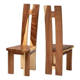 260-21003-14331-cymx Bali & Pari And Lin Wood Dining Chair Set Of 2 - Solid With Grain Pattern