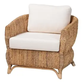 265-21003-14513-cymx Bali & Pari And Roma Rattan Seagrass Armchair With Cushions