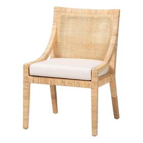 Bali & Pari 267-21003-14602-cymx And Alexis Natural Rattan Dining Chair - Handcrafted Accent
