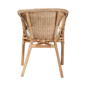 Bali & Pari 94726152 And Abbey Rattan Dining Chair Natural