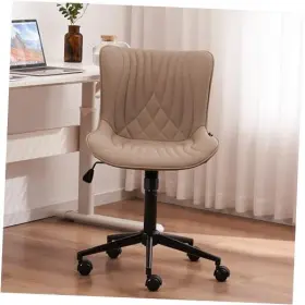 Baolande Inc 602581823322 Office Chair Armless Desk Small Computer Swivel Rolling With Khaki