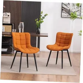 Baolande Inc 735942505909 Dining Chairs Set Of 2 Pu Leather Upholstered Modern Armless Room