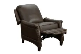 7-3056 Barcalounger New Ashebrooke Manual Ashford Walnut Leather Recliner Chair