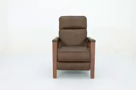 71187531087 Barcalounger Ashland Push Thru The Arms Recliner In Oasis Walnut