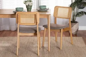 234-3125-13292-lplus Baxton Studio Dannon Natural Oak Wood Dining Chairs Set Of 2
