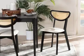 236-3125-13298-lplus Baxton Studio Dannell Black Wood Dining Chairs Set Of 2