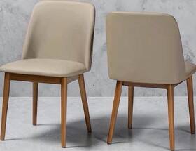 Baxton Studio Rt324-chr Lavin Dining Chair Set Of 2 Walnut Dark Wood