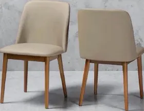 Rt324-chr Baxton Studio Lavin Dining Chair Set Of 2 Walnut Dark Wood