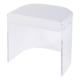 Beaumont Lane Bl-4754-2934601 Contemporary 20 Inch Seat Height Acrylic Accent Stool - Clear